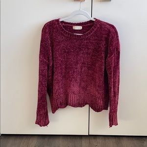 Altar’d state jewel toned wine color sweater